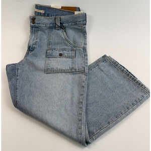 Levi's Premium Women Middy Outback Bootcut Mid Rise Zip Fly Jeans 34x27 Blue